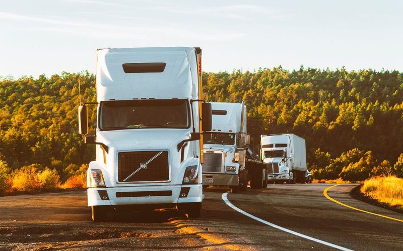 Full truck load running direct on a national highway